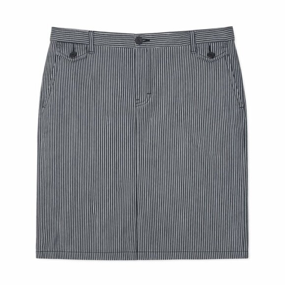 Tommy Hilfiger Dresses & Skirts - NWT TOMMY HILFIGER Blue White Stripe Denim Skirt 6
